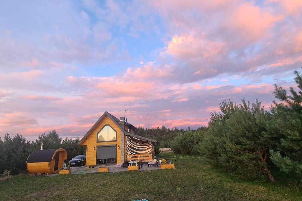 Dom Male Mazury Villa Drozdowo Екстериор снимка