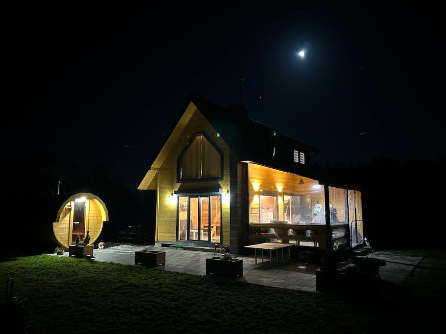 Dom Male Mazury Villa Drozdowo Екстериор снимка